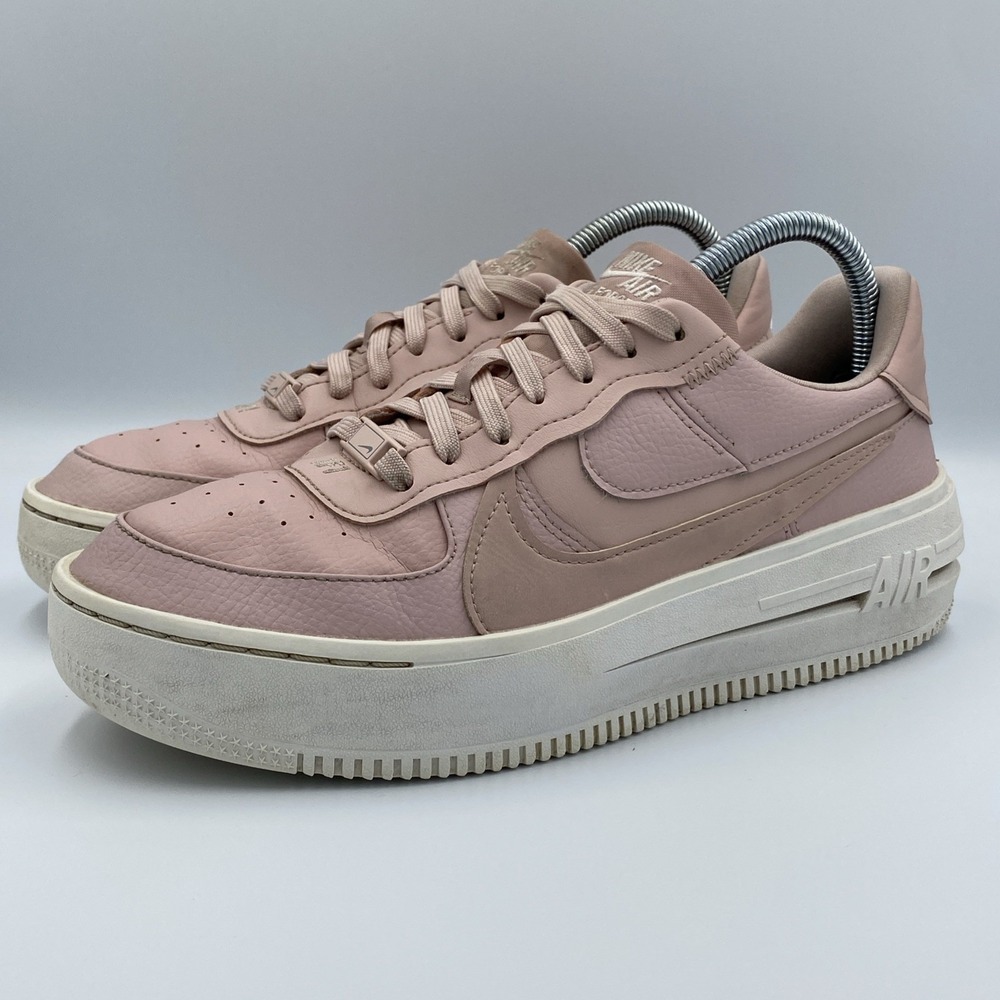 Nike Air Force 1 PLT.AF.ORM Women's 9.5 Pink Oxford Platform Shoes DJ9946-602